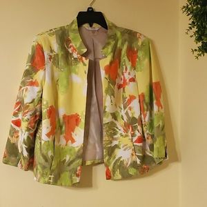 Alia Petite Floral Print Blazer